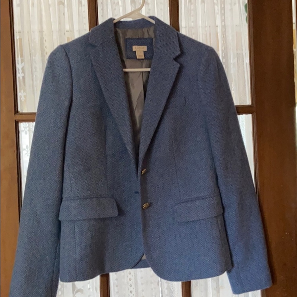 Jcrew Herringbone Blazer
